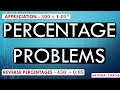 Percentage Problems National 5 Maths