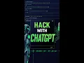 Using ChatGPT to Write Reverse Shell Code Hack Like a Pro