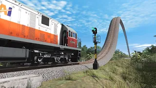 Kereta vs Tanjakan Curam! (Butuh Berapa Lokomotif Buat Nanjak?)