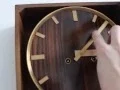 Sold JUNGHANS Art Deco Wall TOP Clock 1920s RARE Design Antique Germany Refurbished Movement