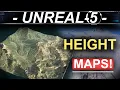 Unreal 5 - Automatic Landscapes HEIGHT-MAPS