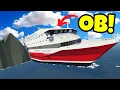 Our Cruise Ship Sinks After Striking an Island in Stormworks Multiplayer