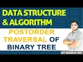 Post order Traversal of Binary Tree - Data structures and Algorithms course