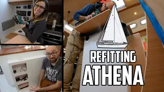 Sail Life – DIY charging station and Ava builds a shelf ⛵ Sailboat project