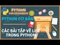 Python Co Ban Bai tap ve List trong Python