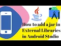 How to add a jar in External Libraries in Android Studio Java Bangla