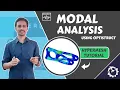 Modal Analysis using Hypermesh Optistruct Solver