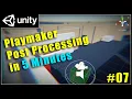 7 - Playmaker add Post Processing