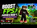 Boost Minecraft Java FPS on Android No Lag Smooth Gameplay 2026