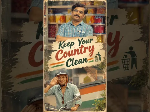 Keep your country clean || #shorts