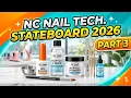 This was my Stateboard practice NC Nail Tech 2026
