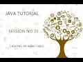 JAVA TUTORIAL 35 CREATING AN ARRAY TABLE
