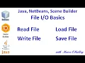 Java NetBeans SceneBuilder - basics