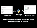 docxtpl conditional statements nested for loops and loop index0 for python reports automation