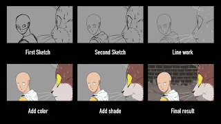 How I animate "Saitama meets Nyan" scene