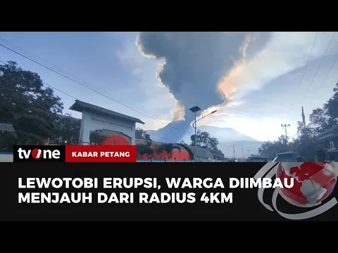 Gunung Lewotobi Erupsi, Lebih dari 1.300 Orang Mengungsi