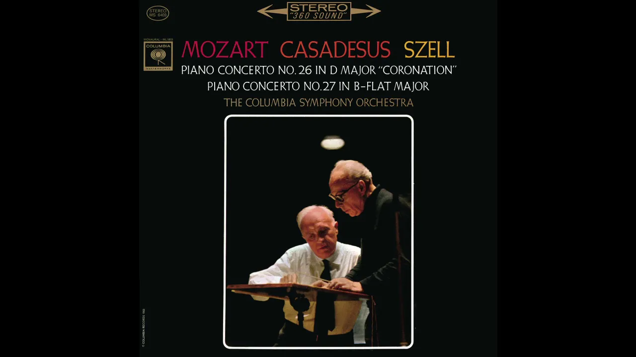 Mozart Piano Concerto No. 27 / Robert Casadesus, Columbia Symphony Orchestra, Szell (1963)