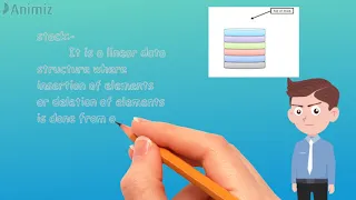 ANIMATION ON STACK DATA STRUCTURE