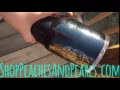 Custom laser engraved sugar skull powder coated yeti or Rtic tumbler with glitter