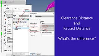 Clearance vs Retract Distance in Calypso