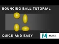 Bouncing Ball - Maya Animation Tutorial For Beginners Part 1