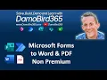 Automate PDF Certificates from Microsoft Forms Using Power Automate No Premium Actions