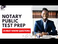 Notary Public Exam Practice Test Prep Study Guide 25 Must Know Questions