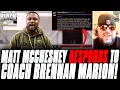 Matt McChesney RESPONDS To Brennan Marion Calling Him A HATER