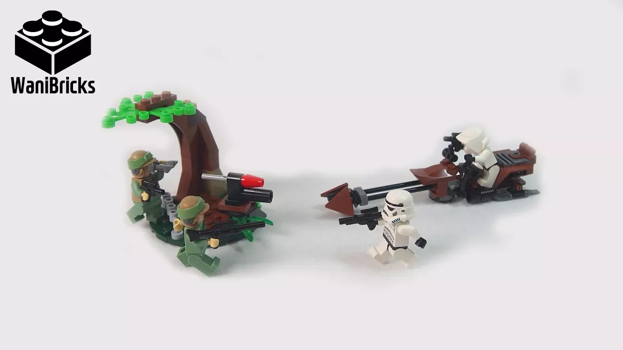 LEGO Star Wars: The Battle of Endor 8038 $99.99 | 890 pcs | 12 Minifigures | Year 2009 | 10th annive. 