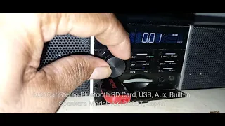 Axis AX1300BT Car Stereo Bluetooth Aux SD Card USB with built-in Speakers Japan