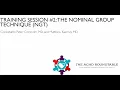 The Nominal Group Technique NGT Training Session AC Roundtable