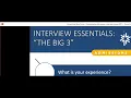 Mastering the Admissions Interview August 18 2021