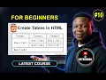 How to Create HTML Table step by step HTML Tutorial For Beginners