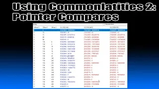 USING COMMONALITIES 2 MULTI LEVEL POINTER COMPARES