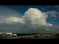 Sky Timelapse of Cumulonimbus Clouds with Lightning