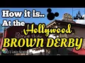 THE HOLLYWOOD BROWN DERBY RESTAURANT - A Tinseltown Family Dining Experience at Walt Disney World FL