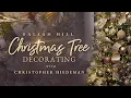 Christmas Decorate With Me Balsam Hill Silverado Slim Christmas Tree Ornaments Ribbon Topper