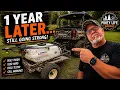 Pull behind sprayer one year review