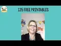125 Free Preschool Printables
