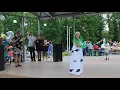 Демонстрация костюма Березка