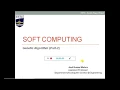 Genetic Algorithm GA Part-2 Amit Kumar Mishra SISTec Gandhi Nagar mp4