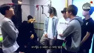BANGTAN BOMB Recording I NEED U Chorus In BTS Choir BTS 방탄소년단 