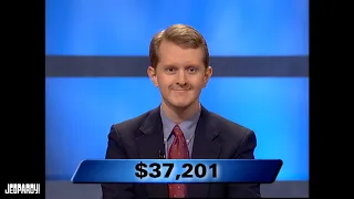 Ken Jennings First Final Jeopardy Jeopardy
