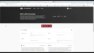 PDF to JPG CloudConvert