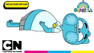 nicole watterson s 6 minutes hold u0026 breath air blimped balloon belly inflation