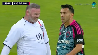 even at 130kg rooney u0026 tevez put on a masterclass at soccer aid 2025