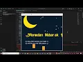 Ramadan Mubarak Animation in Python Turtle Beautiful Islamic Greeting