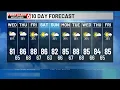 Seasonable temps continue into next week with lower mugginess for the weekend