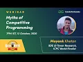 Webinar - Myths of Competitive Programming GeekWeek Special