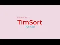 TimSort implemented in Python